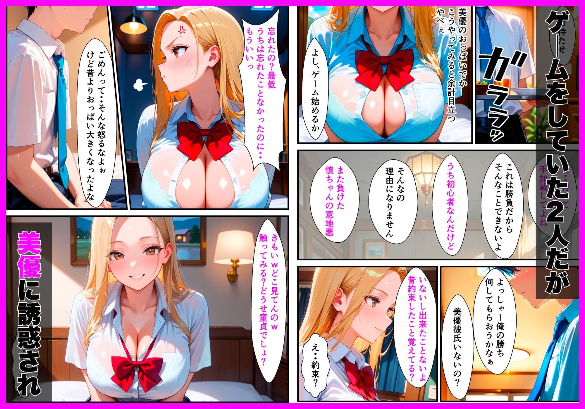 ギャルになって再会した幼馴染に童貞卒業させられて中出しセックスしまくった話 画像3