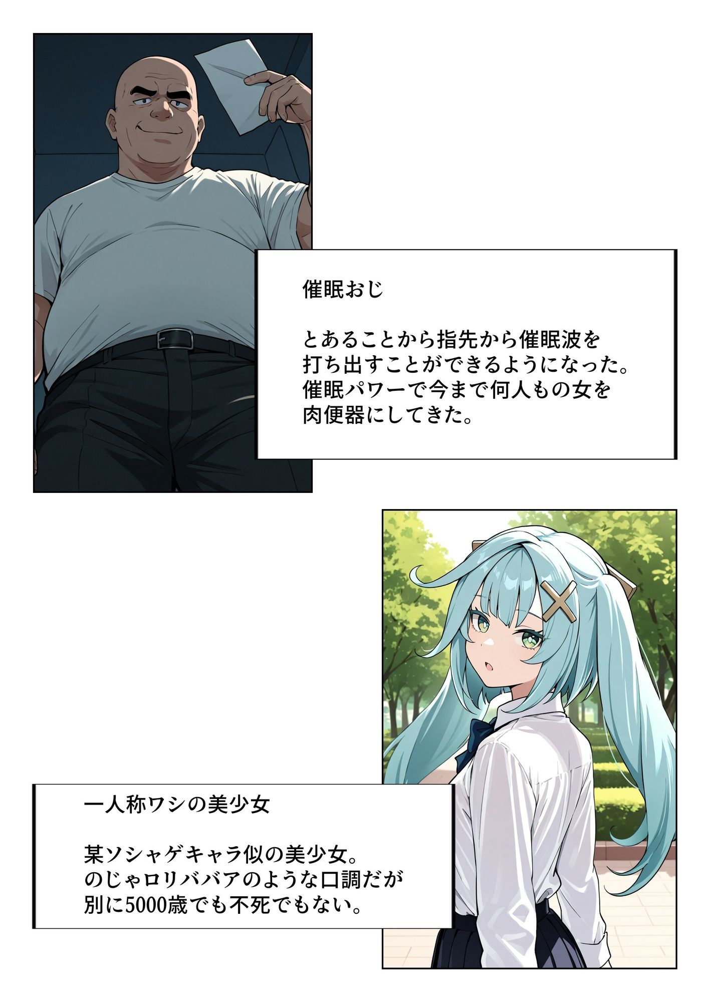 どこかで見た一人称ワシの美少女を催●の異能で犯し尽くす 画像1