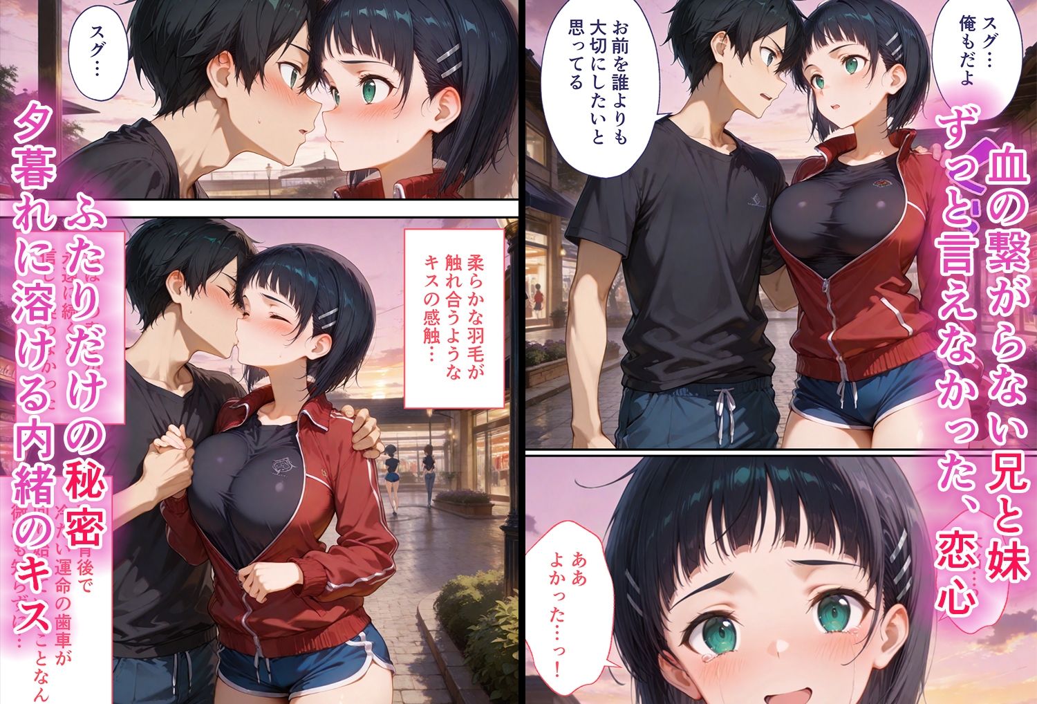 【無料エロ漫画】d_747406 弱みを握られた俺の彼女が寝取られ堕ちるまで 直葉編(ぶるーと)