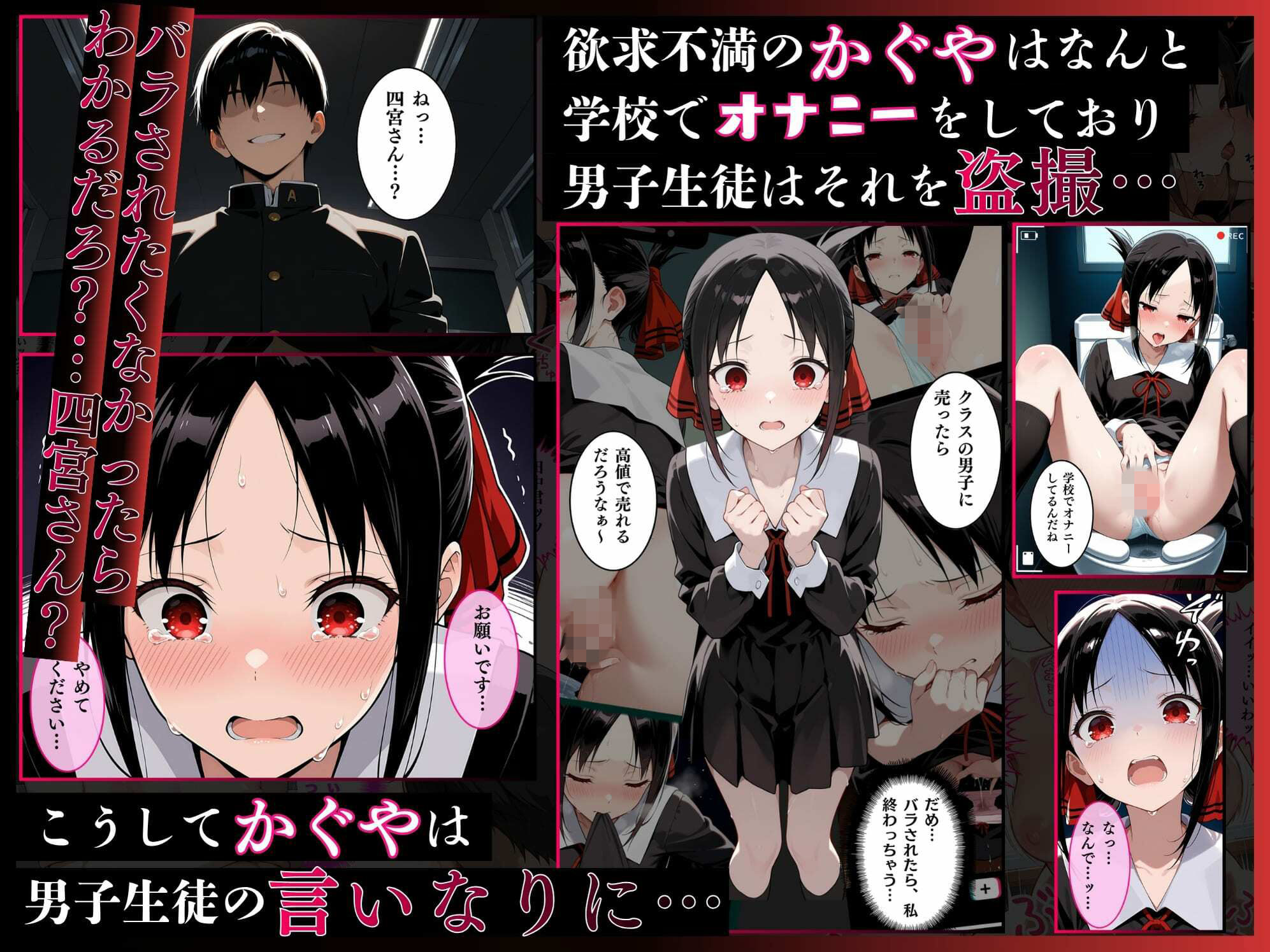 かぐや様を犯したい、白金圭も犯したい。才女たちが快楽地獄の性奴●に 画像2