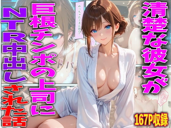 清楚な彼女が巨根チンポの上司にNTR中出しされた話【FabLab】