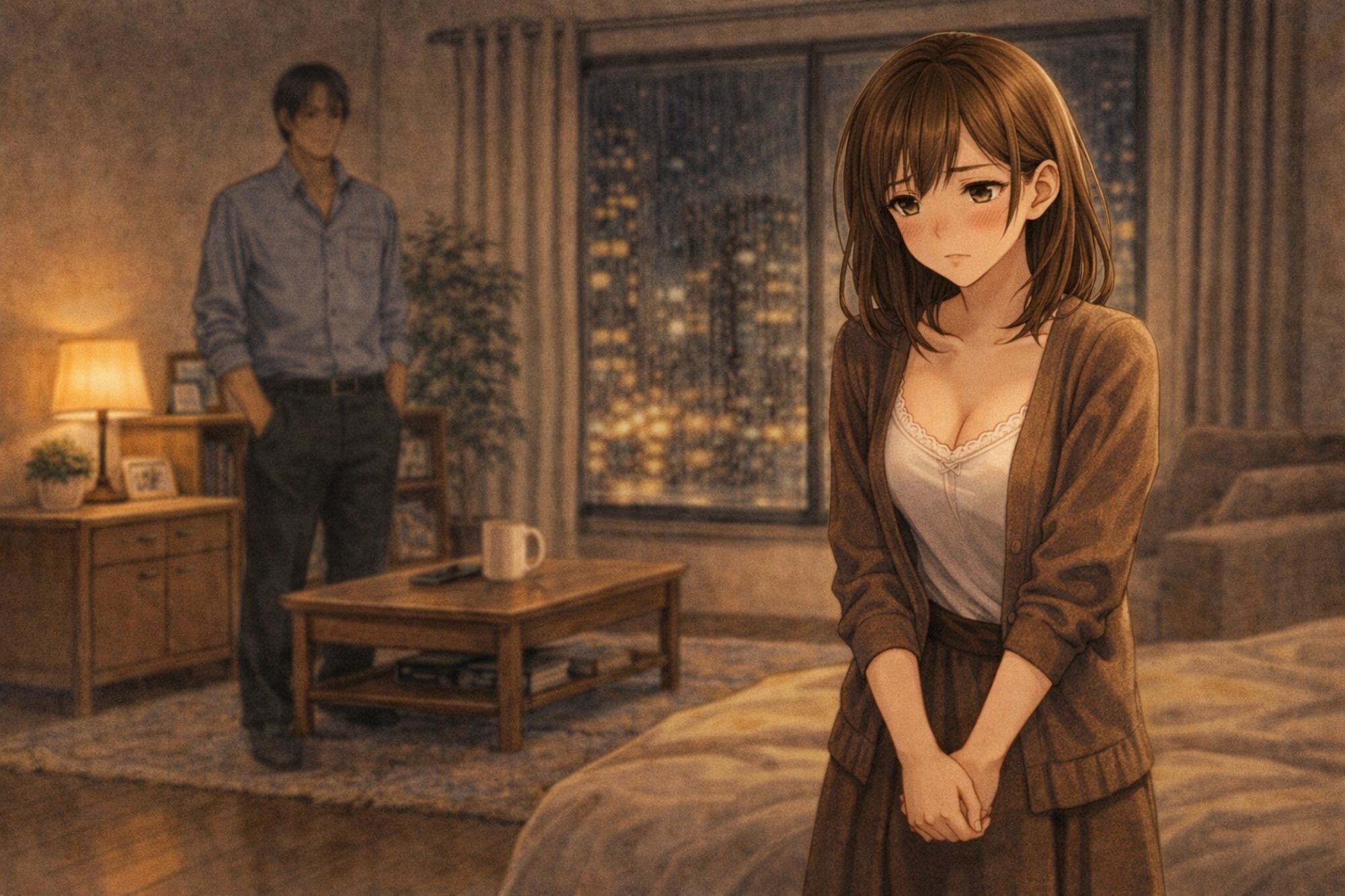 終電を逃した夜、彼女は上司の家に泊まった ―帰れない理由― 画像2