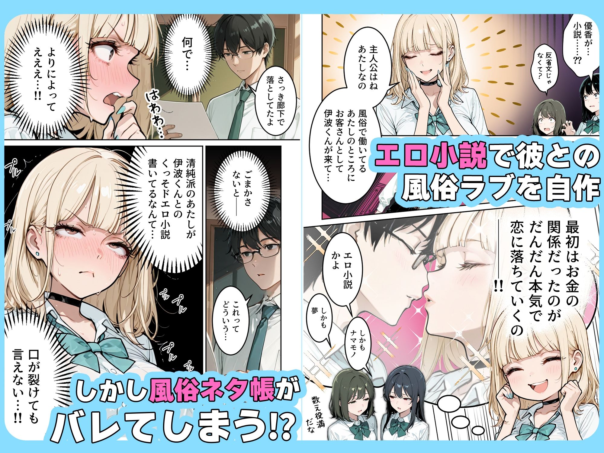 おバカギャルと勘違い風俗プレイでドキドキいちゃラブH 画像2