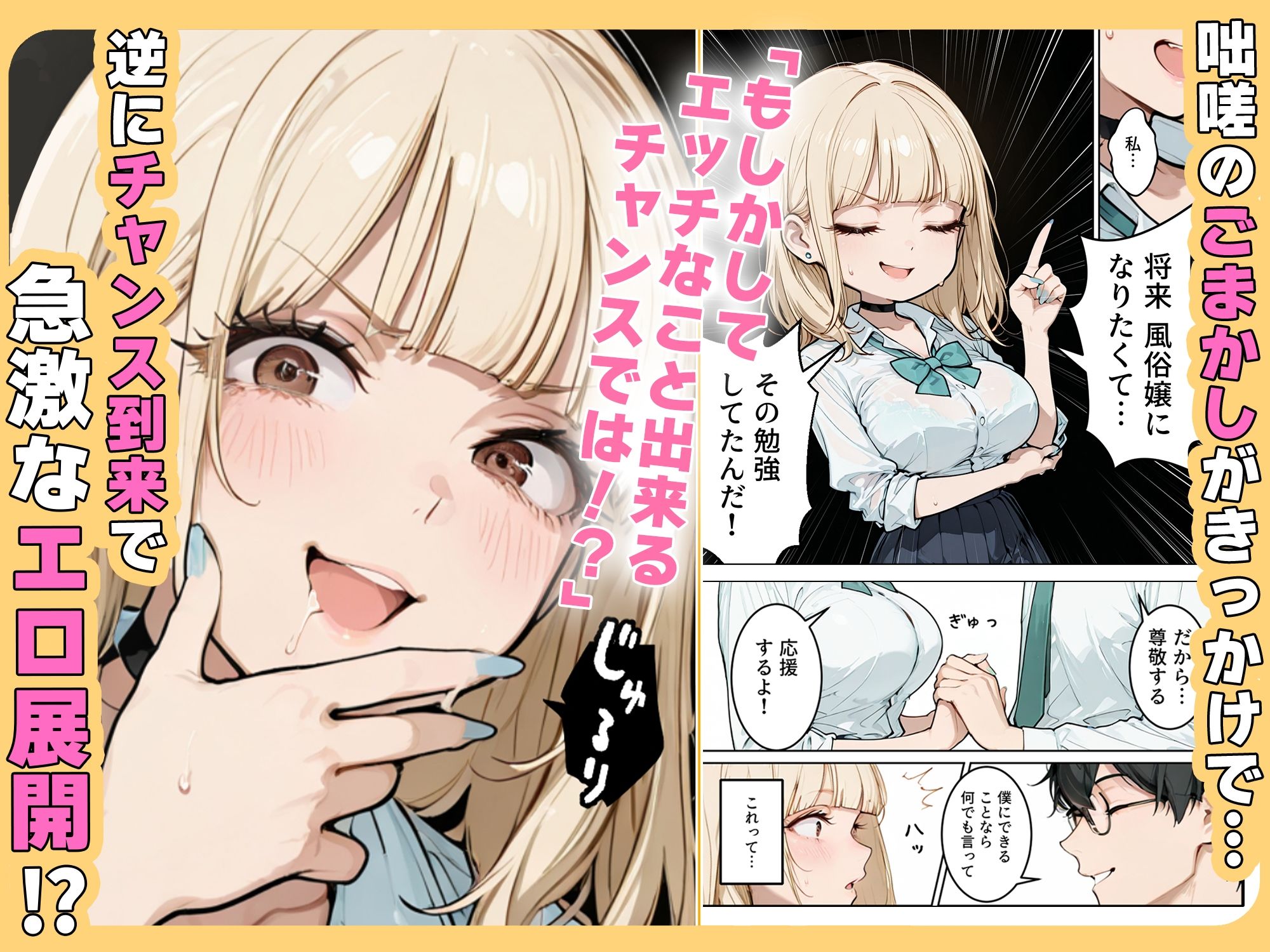 おバカギャルと勘違い風俗プレイでドキドキいちゃラブH 画像3