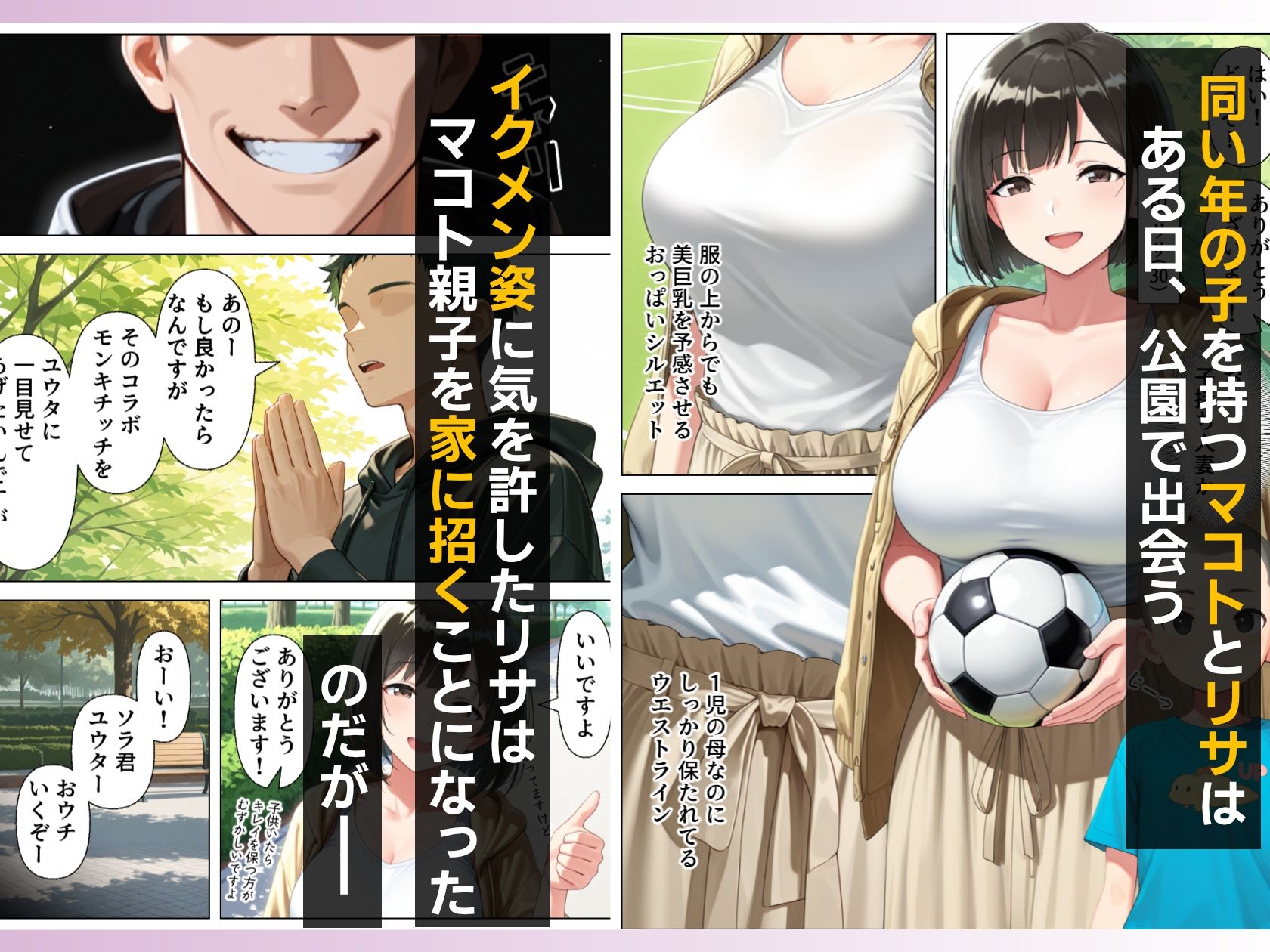 子持ち人妻をNTR（寝取り）調教SEXでメス堕ち 画像1