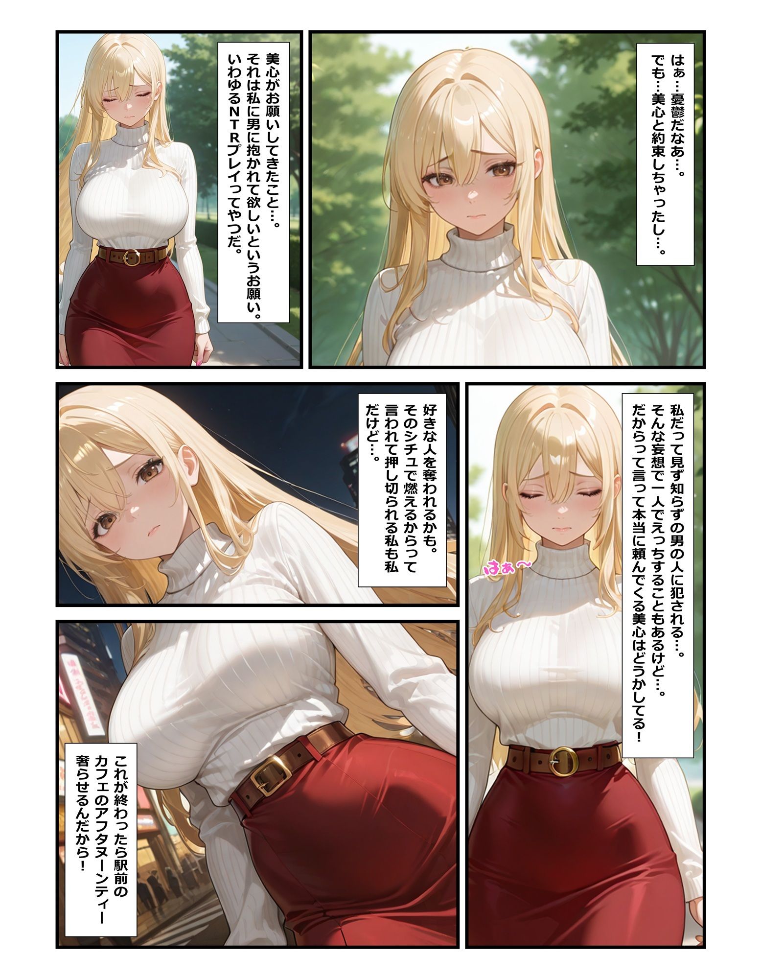 レズ彼女を寝取らせ！狂気の子作り孕ませ計画_1