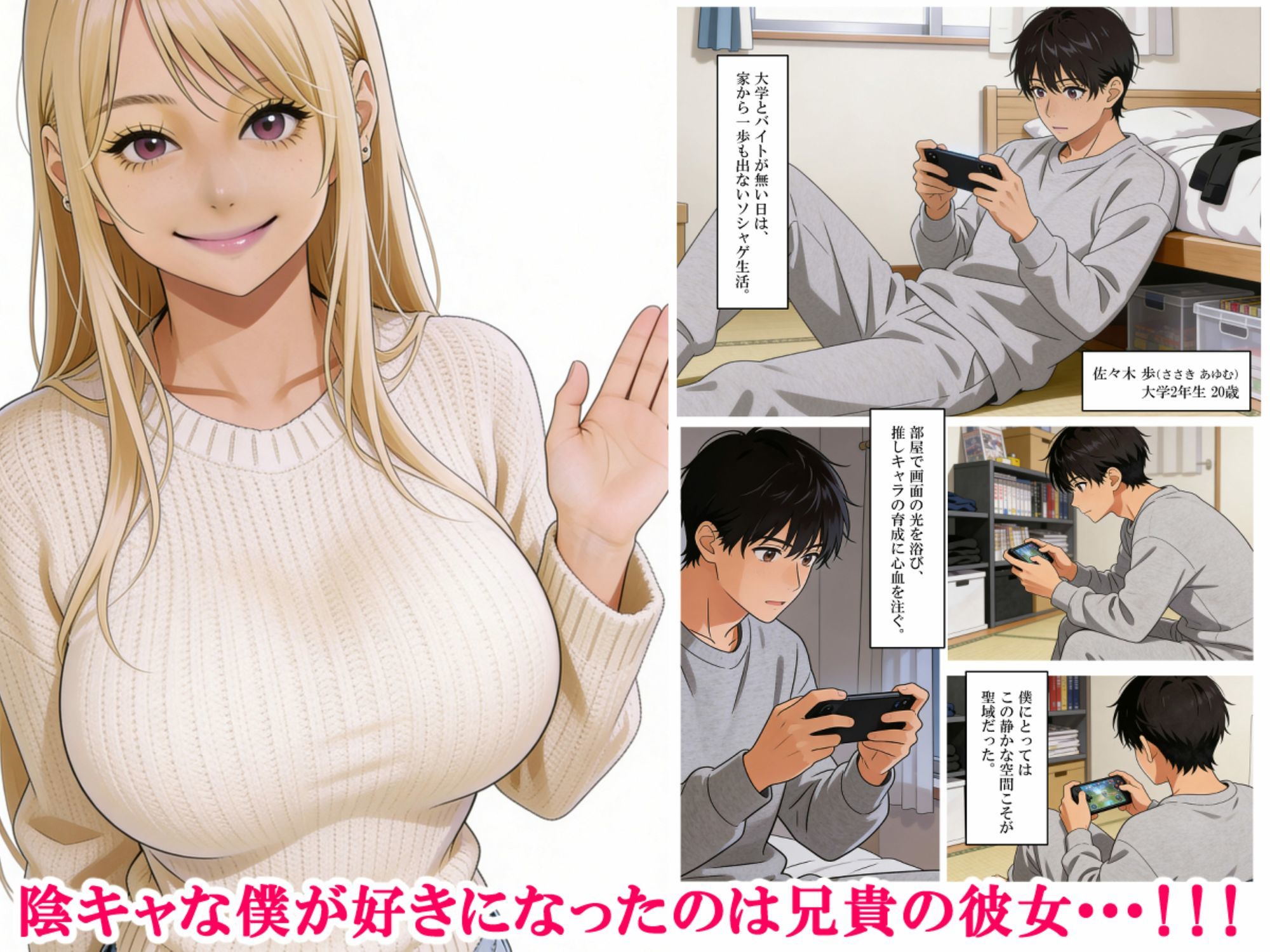 兄貴のメスギャル彼女がエロすぎて、えぐい。 画像1