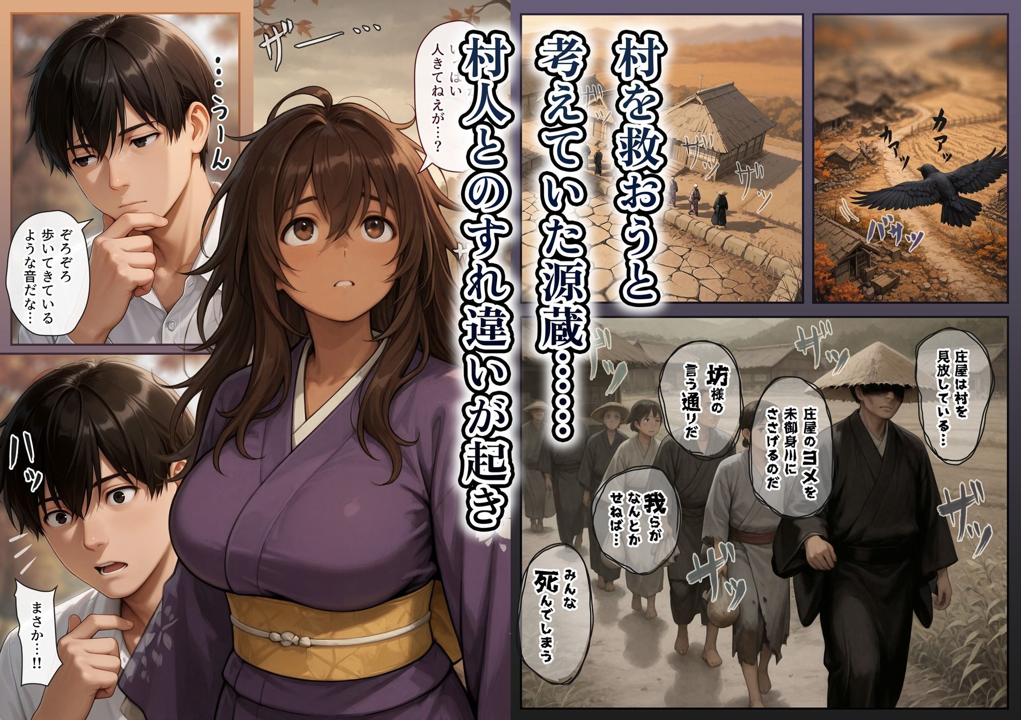 因習村の生贄――褐色の乳母  母乳を噴き出し  絶頂ス――「ムカサリ流し〜総集編〜」 画像6