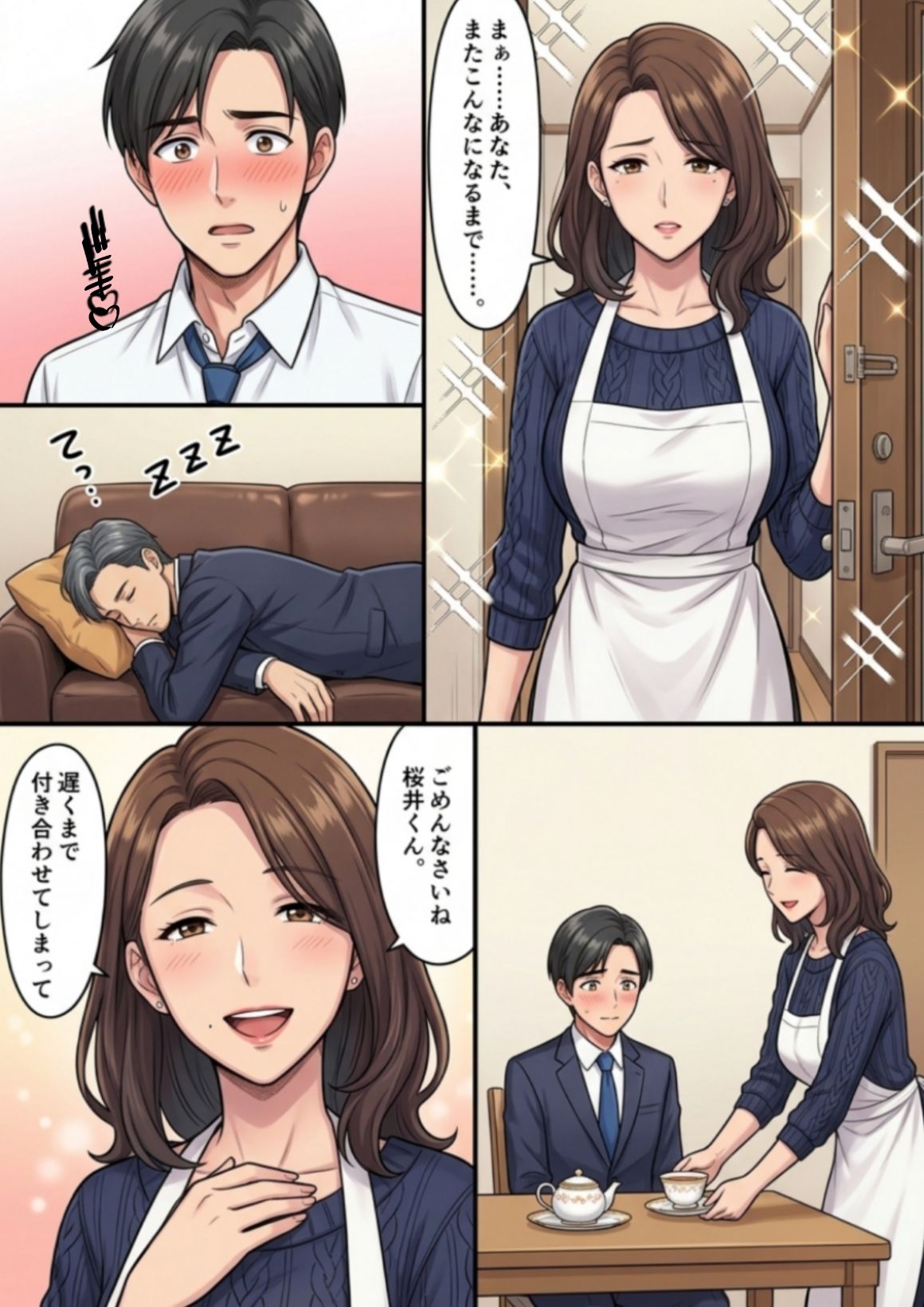 「声、出しちゃダメよ？」〜上司の妻の甘くて危険なご褒美〜 画像2