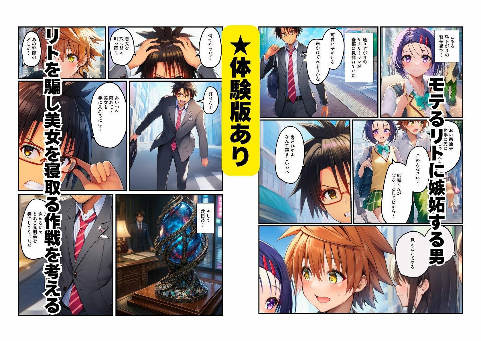 【NTR】とらぶる美女が(唯・春菜・モモ)パパ活でリトの借金返済 画像1