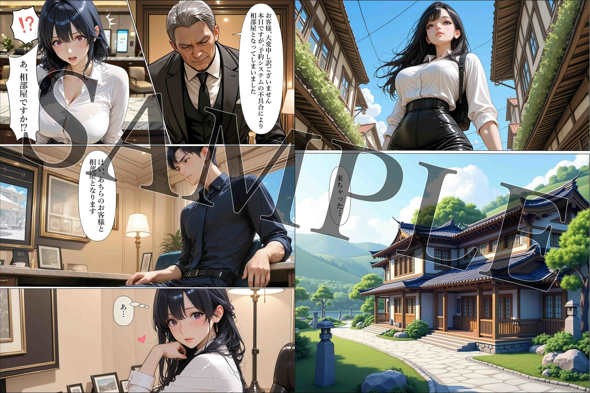 旅行先の予約トラブルで相部屋になった男の子にお仕置きしちゃった話 画像1