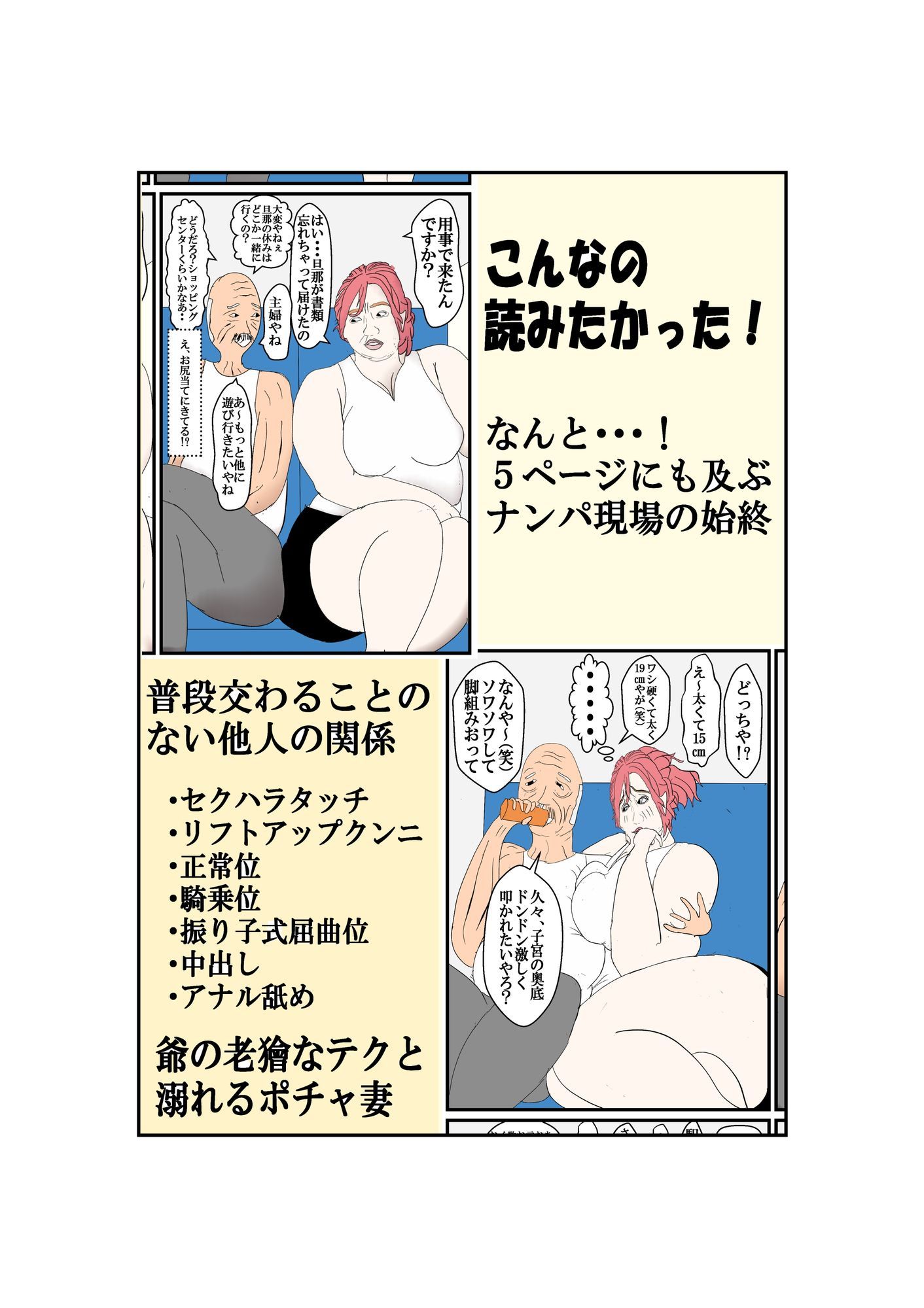 淋しさを突かれてエロ爺に堕とされたぽっちゃり人妻 画像2