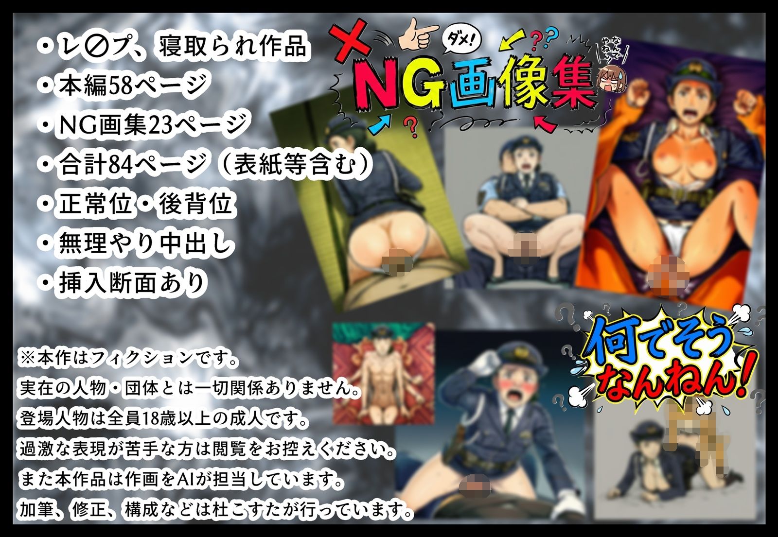 汚された紺色制服の女2 画像9