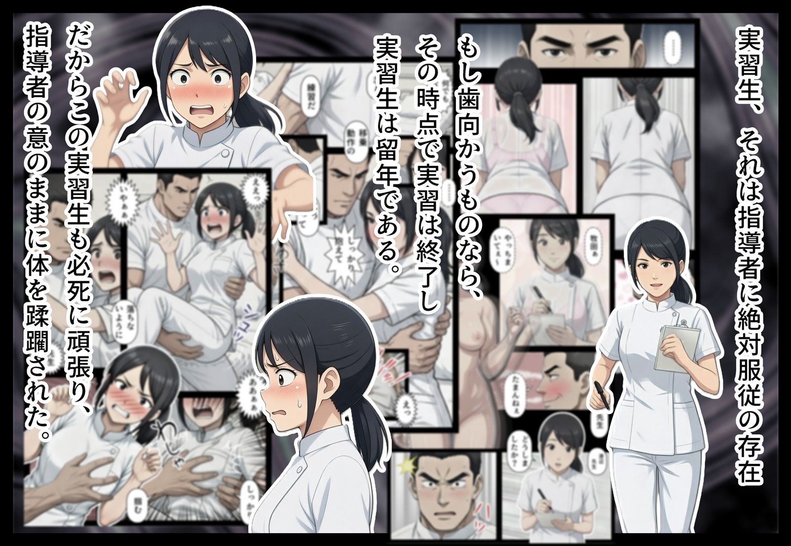 汚された白衣の女 画像2