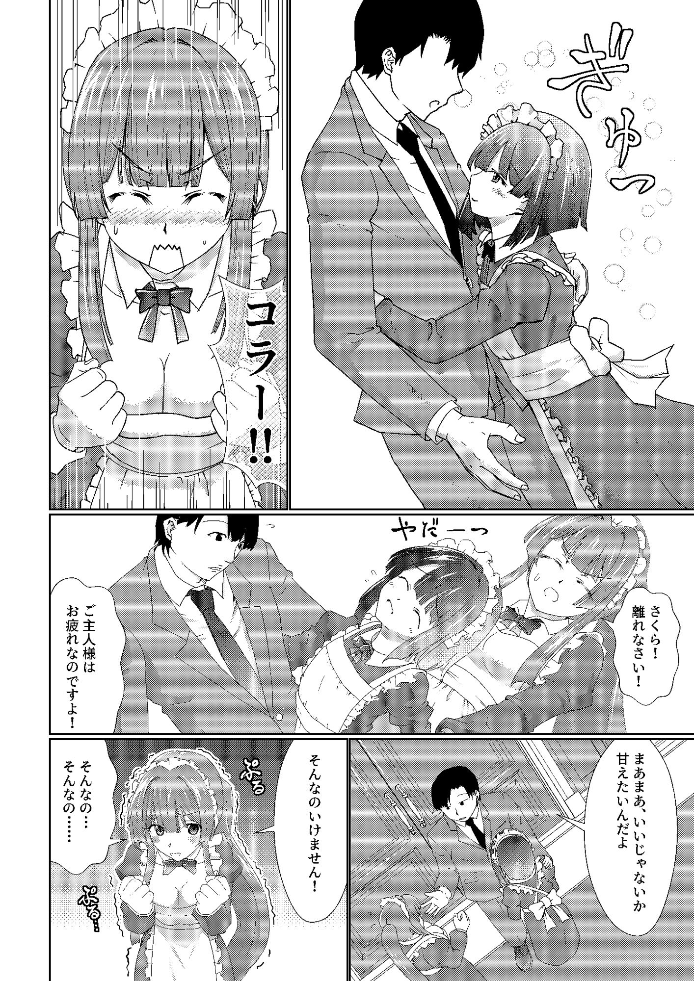 メイド姉妹がお主人様に捧げる忠実なご奉仕のシチュエーション