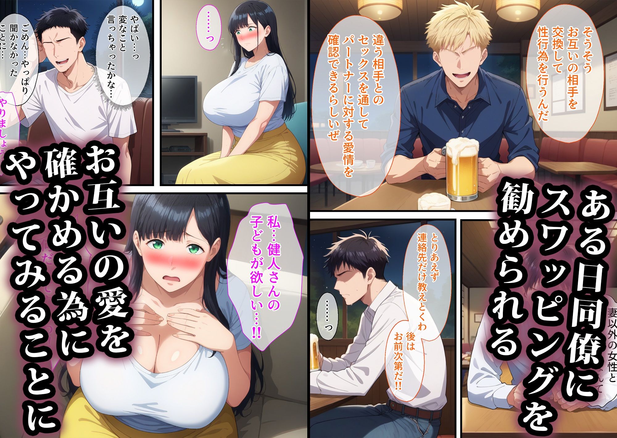 寝取られスワッピング〜総集編 画像2