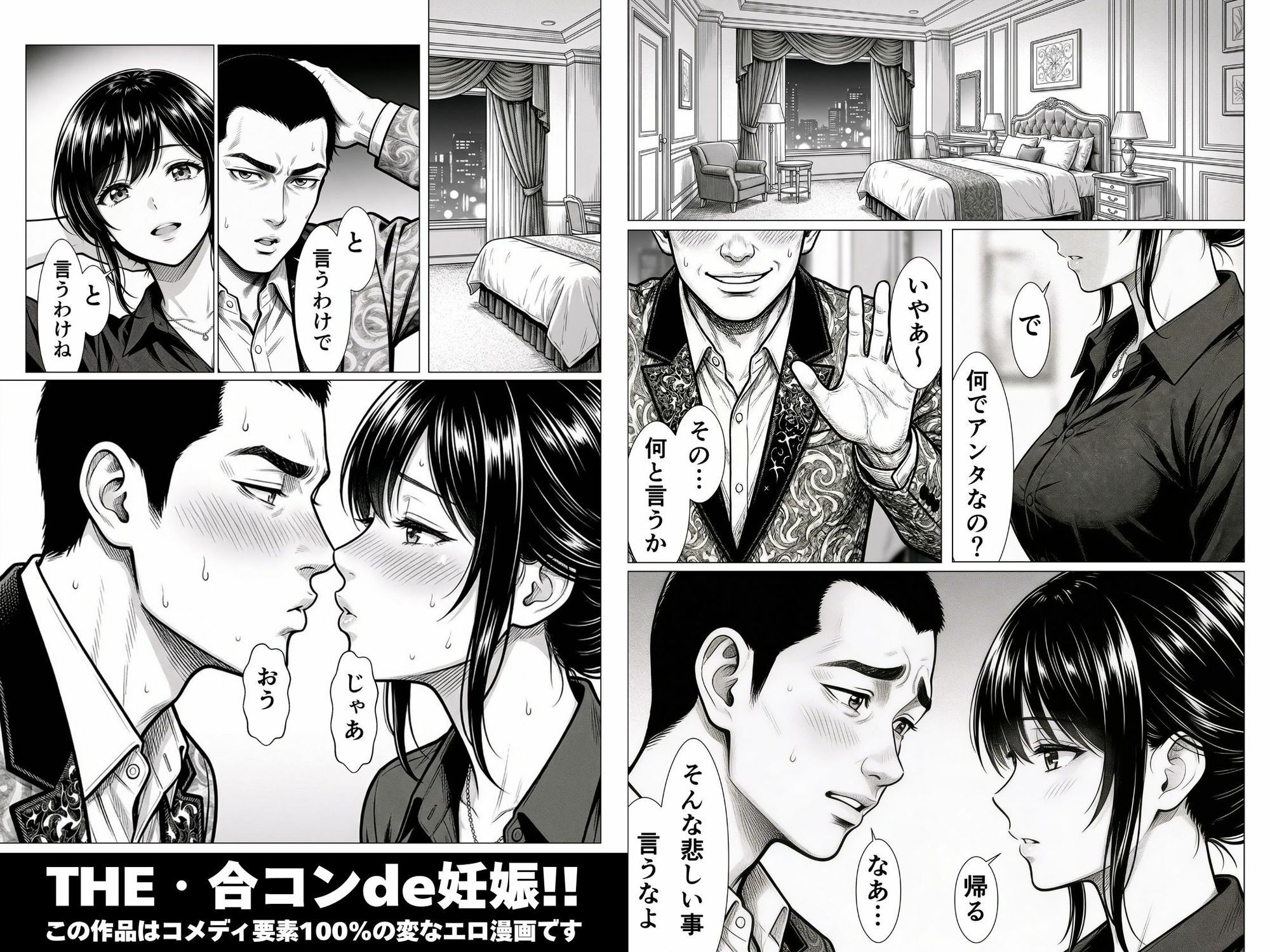 THE・合コンde妊娠！！金髪！茶髪！黒髪！婚期逃したアラサーOLたちに精子注入ッ！！孕ませて孕ませて中出し中出し中出しィッ！！乳搾りだうへへ〜いッ！！ サンプル4