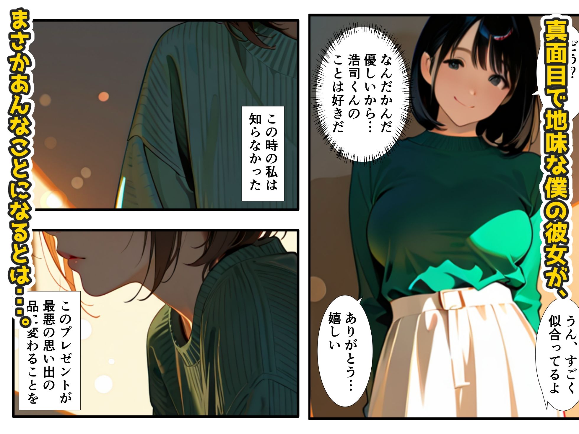 【NTR】彼女がチャラ男たちに犯●れまわされ開発されたことを報告してくる件 画像1