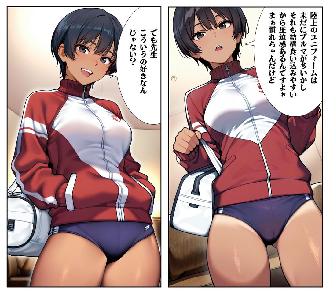 【汚パンツ女学園】第2話ボーイッシュな陸上部の女の子は性への興味が凄かった 画像6