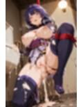 トイレで拘束されて肉便器になる稲妻の美少女たち