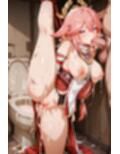 トイレで拘束されて肉便器になる稲妻の美少女たち