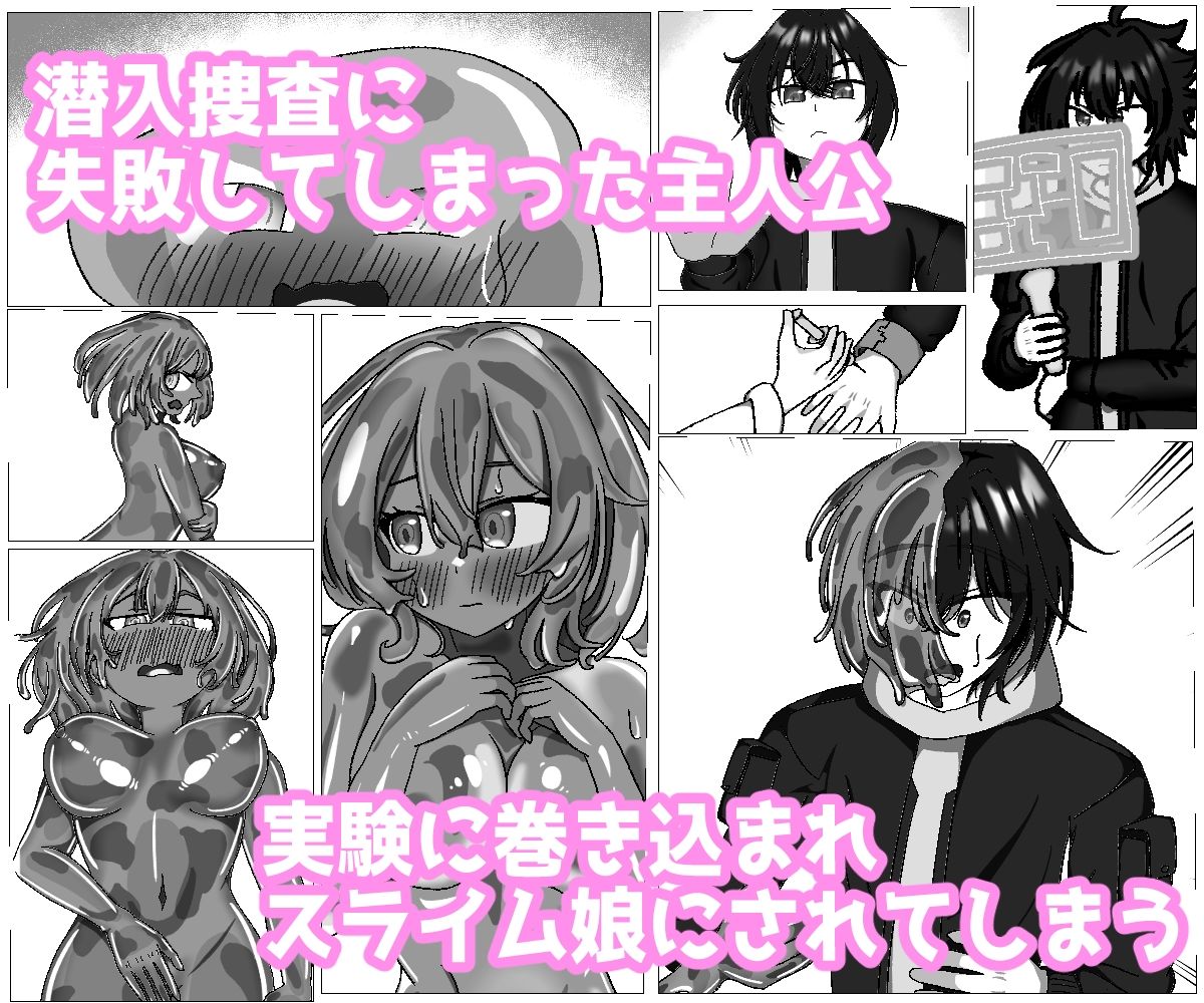 スライム娘にTSした俺  ふたなり分裂体のオナホにされる 画像1