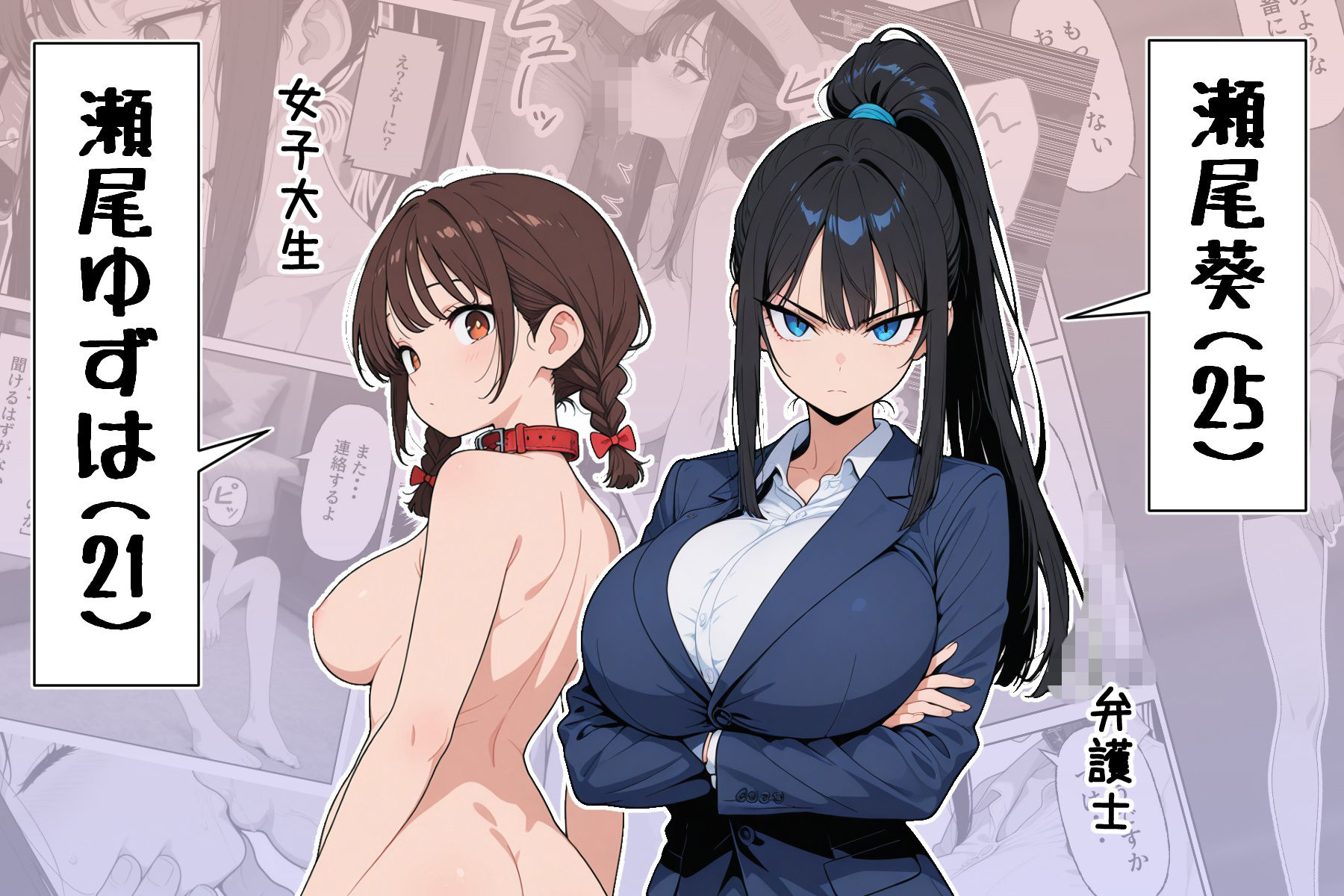 性犯罪者と戦う女弁護士 自分がハメられてメス堕ち人生終了 画像1