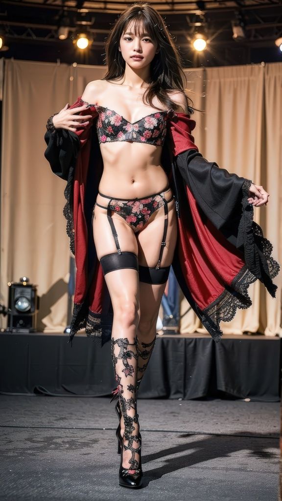 【AI実写】誰かに似ている？ 【実写風AIセクシーランジェリー（トップレス有り）】Vol.1 サンプル1