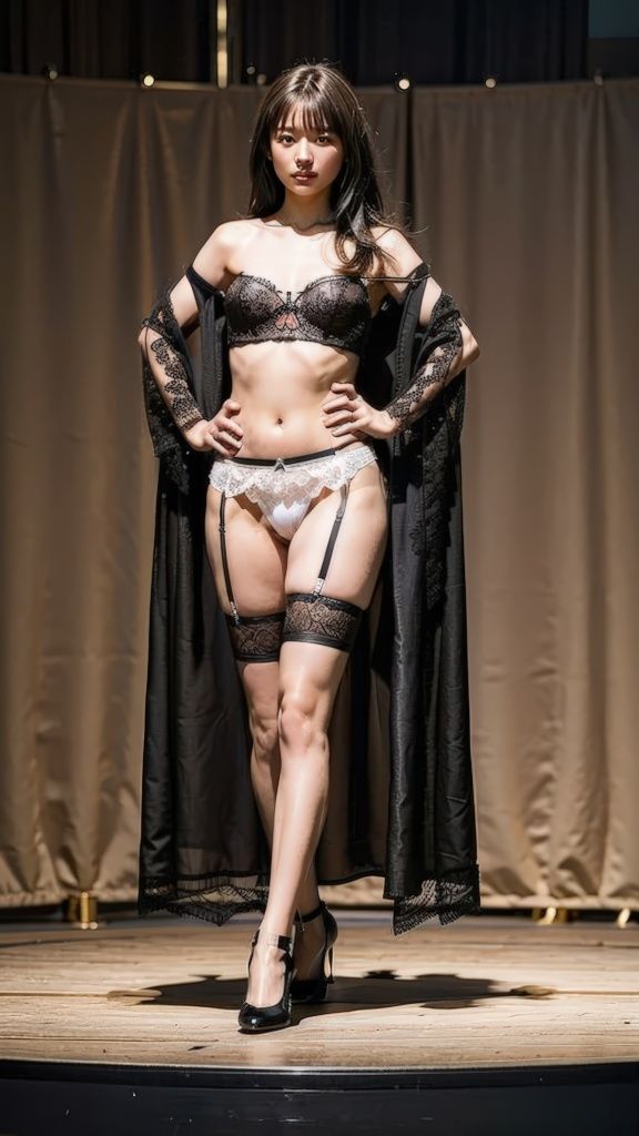 【AI実写】誰かに似ている？ 【実写風AIセクシーランジェリー（トップレス有り）】Vol.1 サンプル4