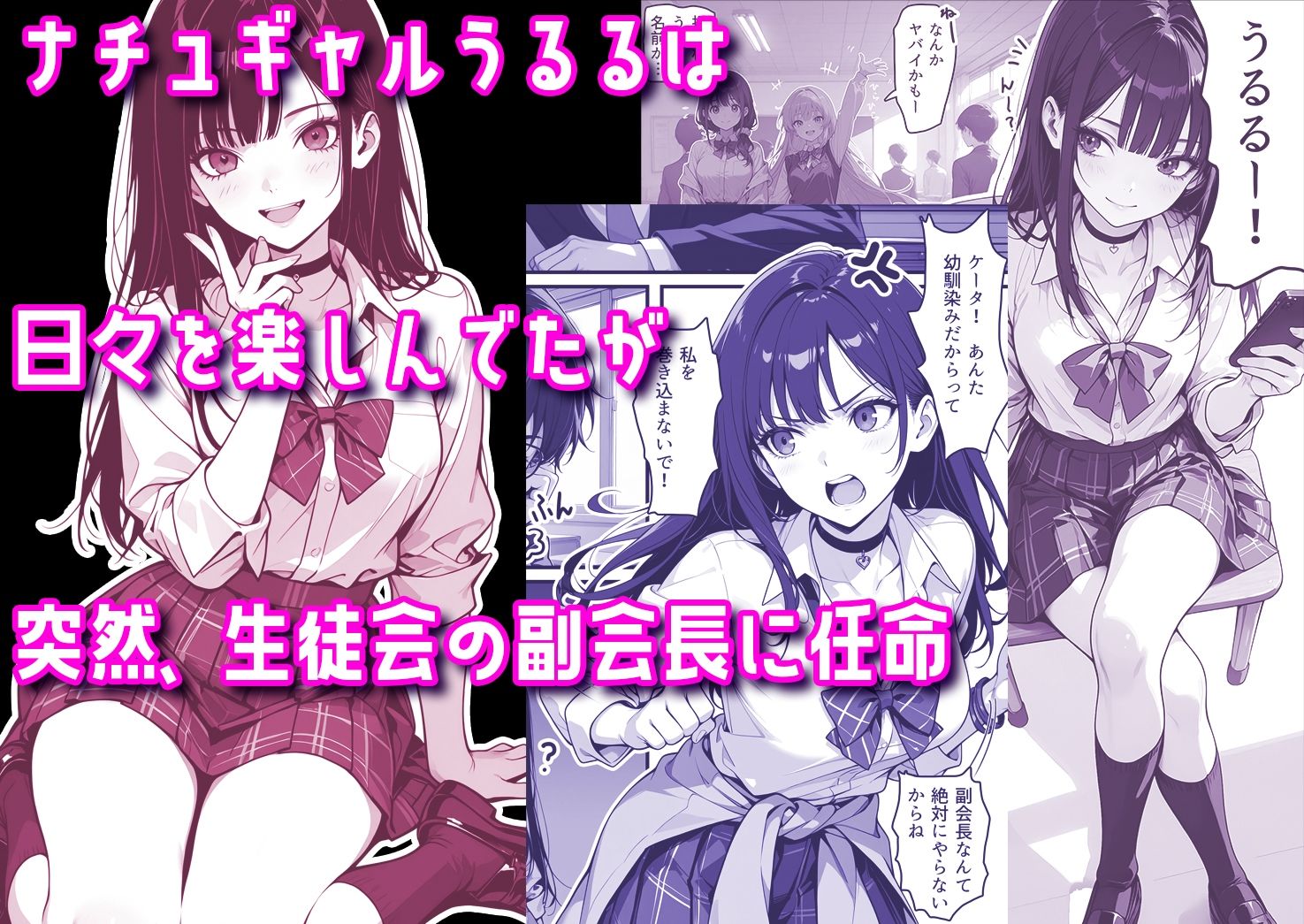ギャル副会長うるるは純愛すら初めて 画像1