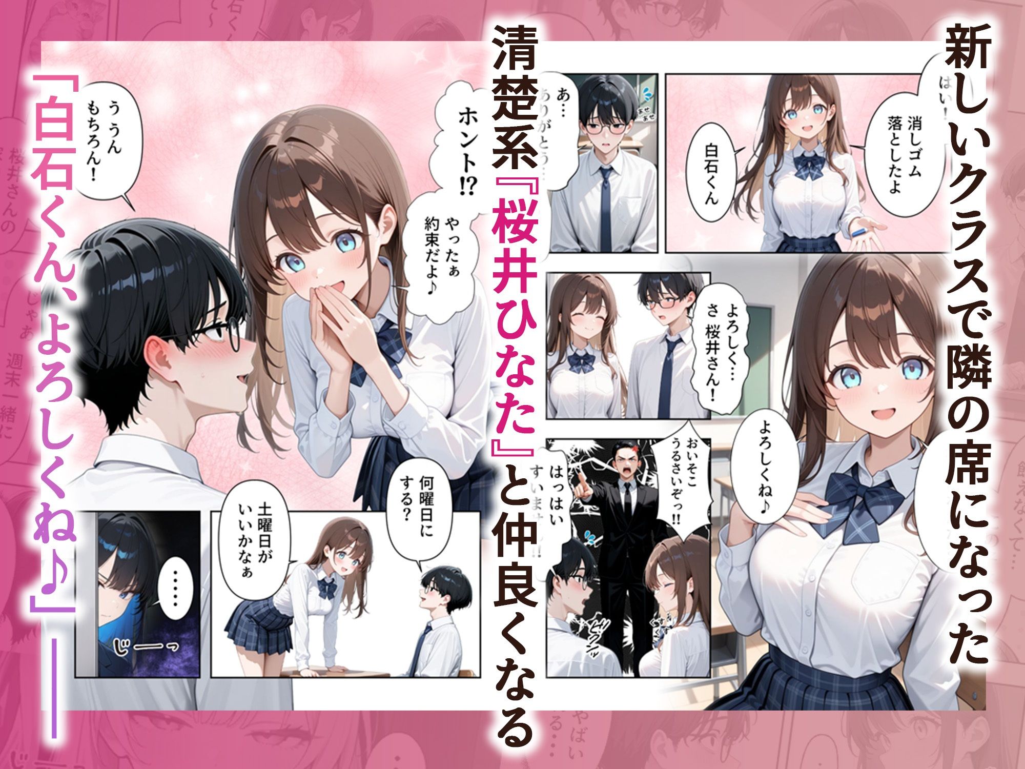 いじめられていた陰キャのボクが1軍ギャル達に中出し報復する話 〜メス堕ちリバース サンプル3