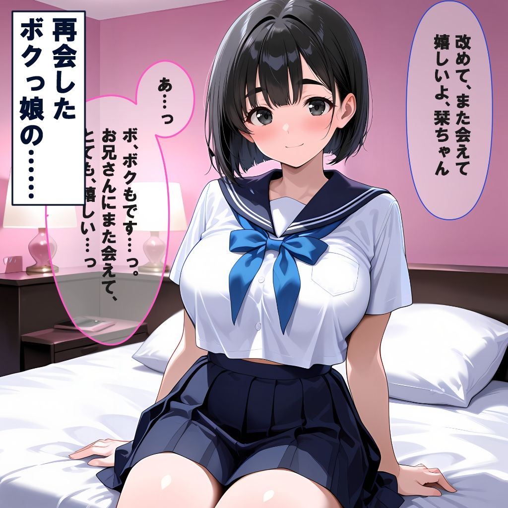 逆ナンしてきたボクっ娘とイチャラブセックスしちゃう話2 画像1