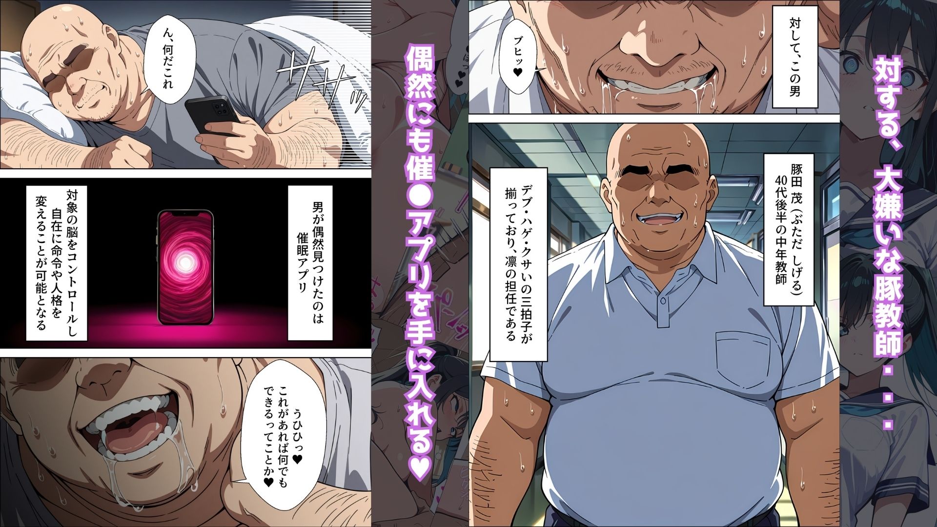 【催●アプリ】〜清楚な生徒会長が大嫌いな豚教師に常識改変されておち●ぽ大好きにさせられる話〜 画像2