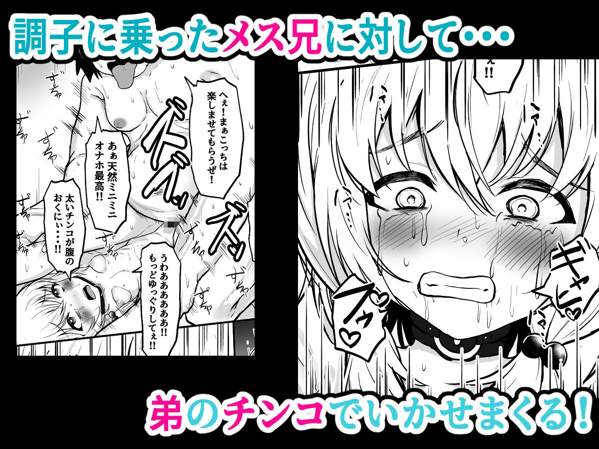 TSメス兄性転換した兄を調教して飼いならす！_5