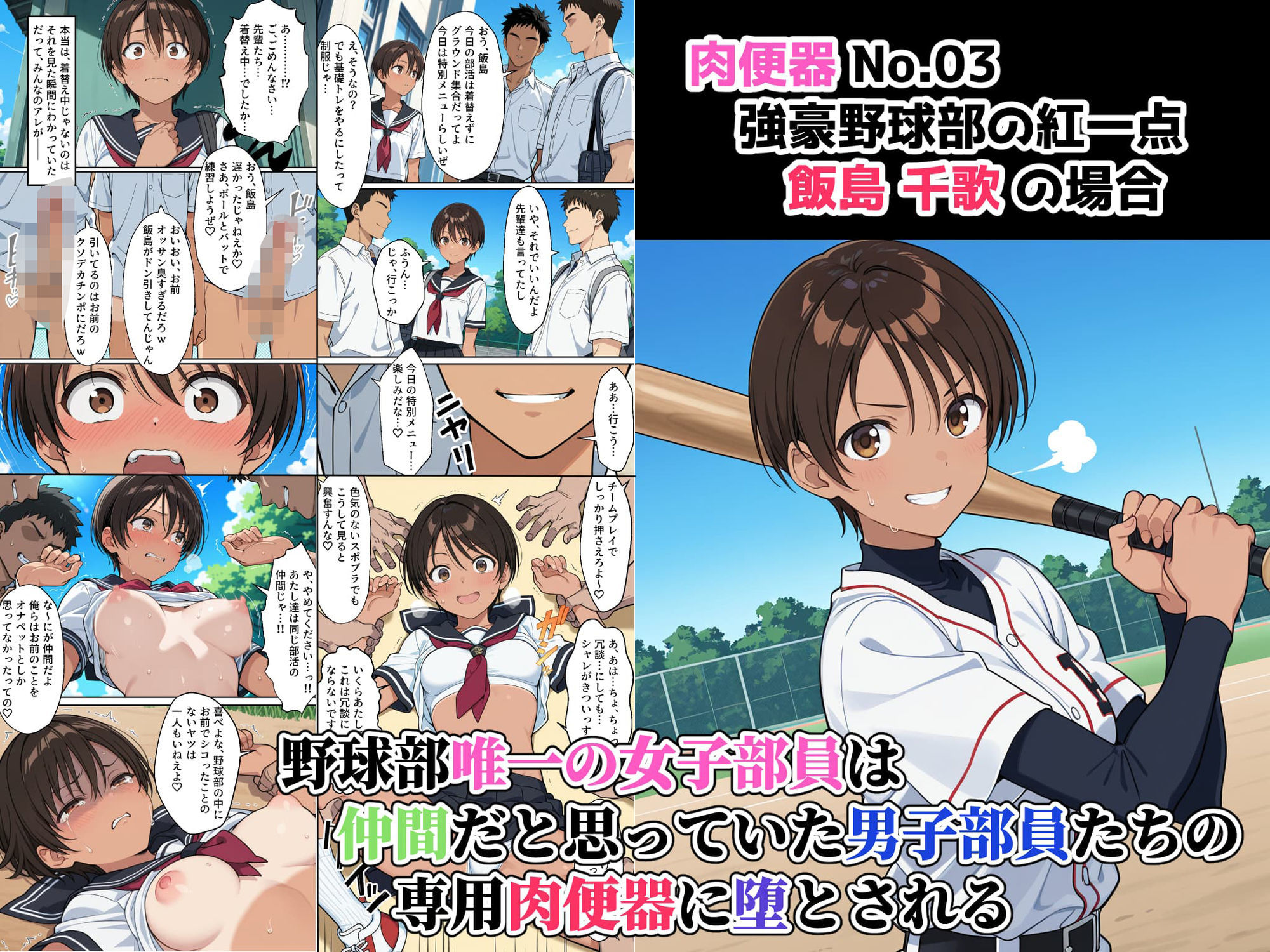 【エロ漫画】肉便器法の成立した世界で〜校内の好きな美少女を選んで肉便器にできる世界〜6