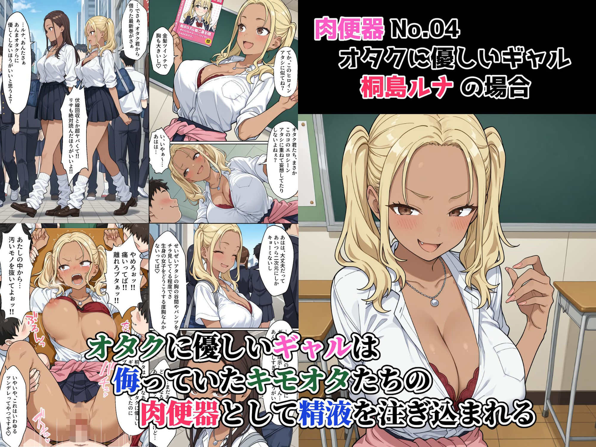 【エロ漫画】肉便器法の成立した世界で〜校内の好きな美少女を選んで肉便器にできる世界〜8