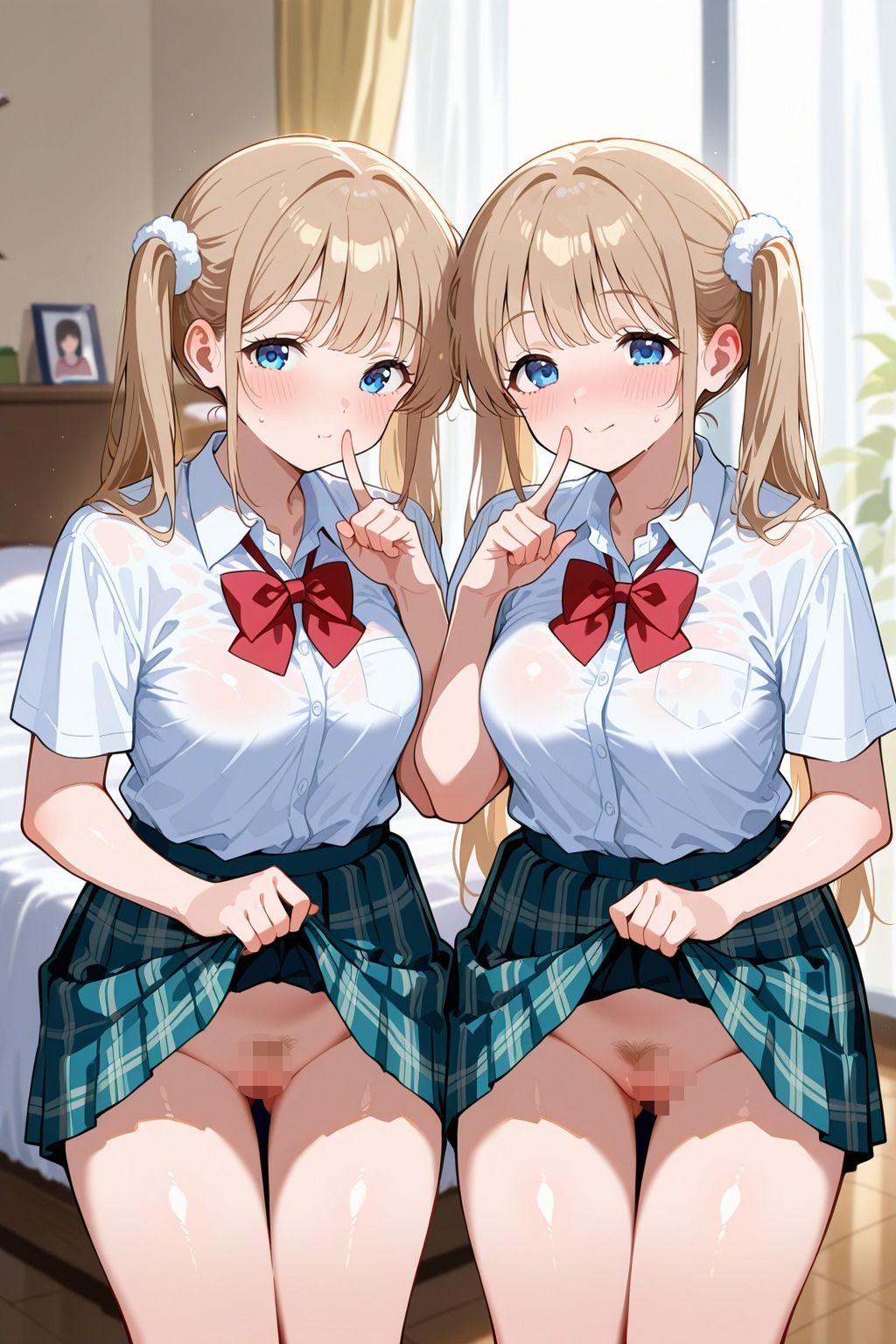 ノーパン双子の誘惑〜気持ちよさ2倍の絶頂〜 画像10