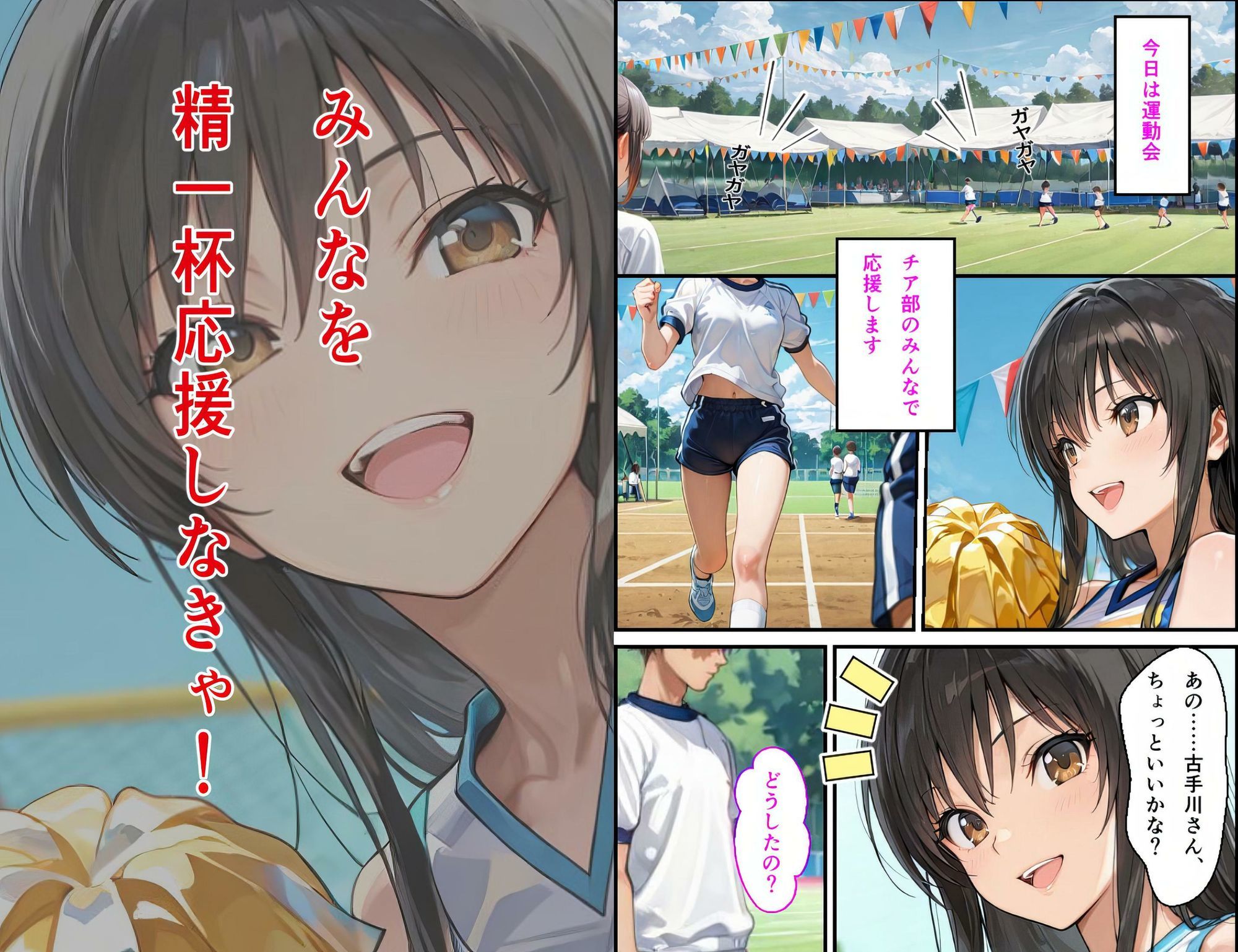古手〇唯 学園の悲劇 3 【運動会編】 〜音楽を聴きながら腰を振らされる〜 画像1