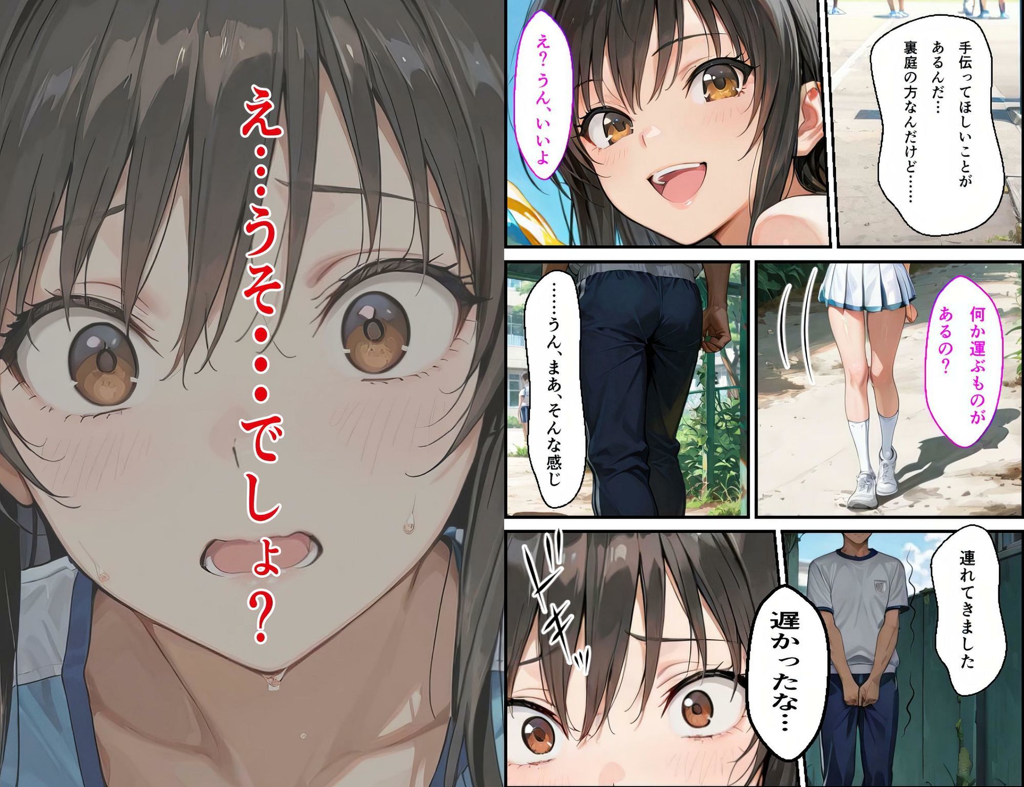 古手〇唯 学園の悲劇 3 【運動会編】 〜音楽を聴きながら腰を振らされる〜 画像2