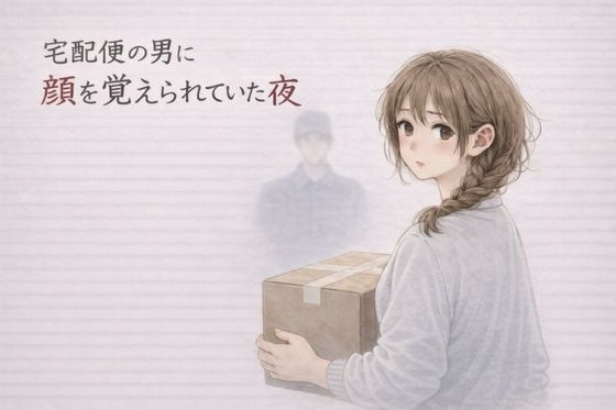 宅配便の男に顔を覚えられていた夜 ―受け取るだけのはずが―【夜の灯る部屋】