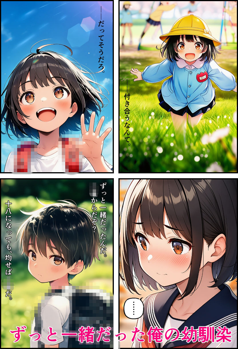 【本編130p】処女幼馴染とセックスしないと出られない部屋で幼馴染をやめるまで（はーと） サンプル2
