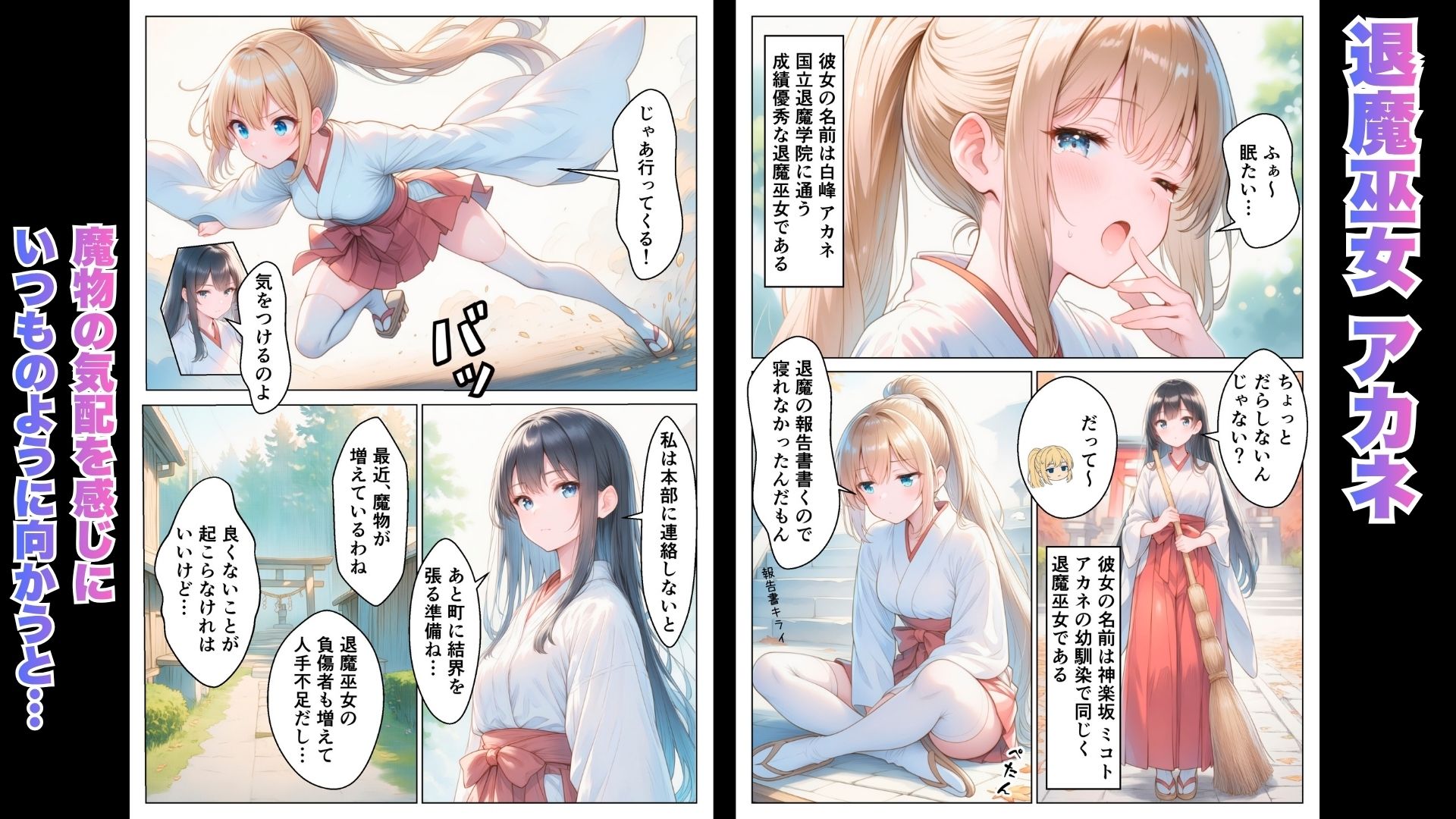 退魔巫女は敗北しました サンプル1