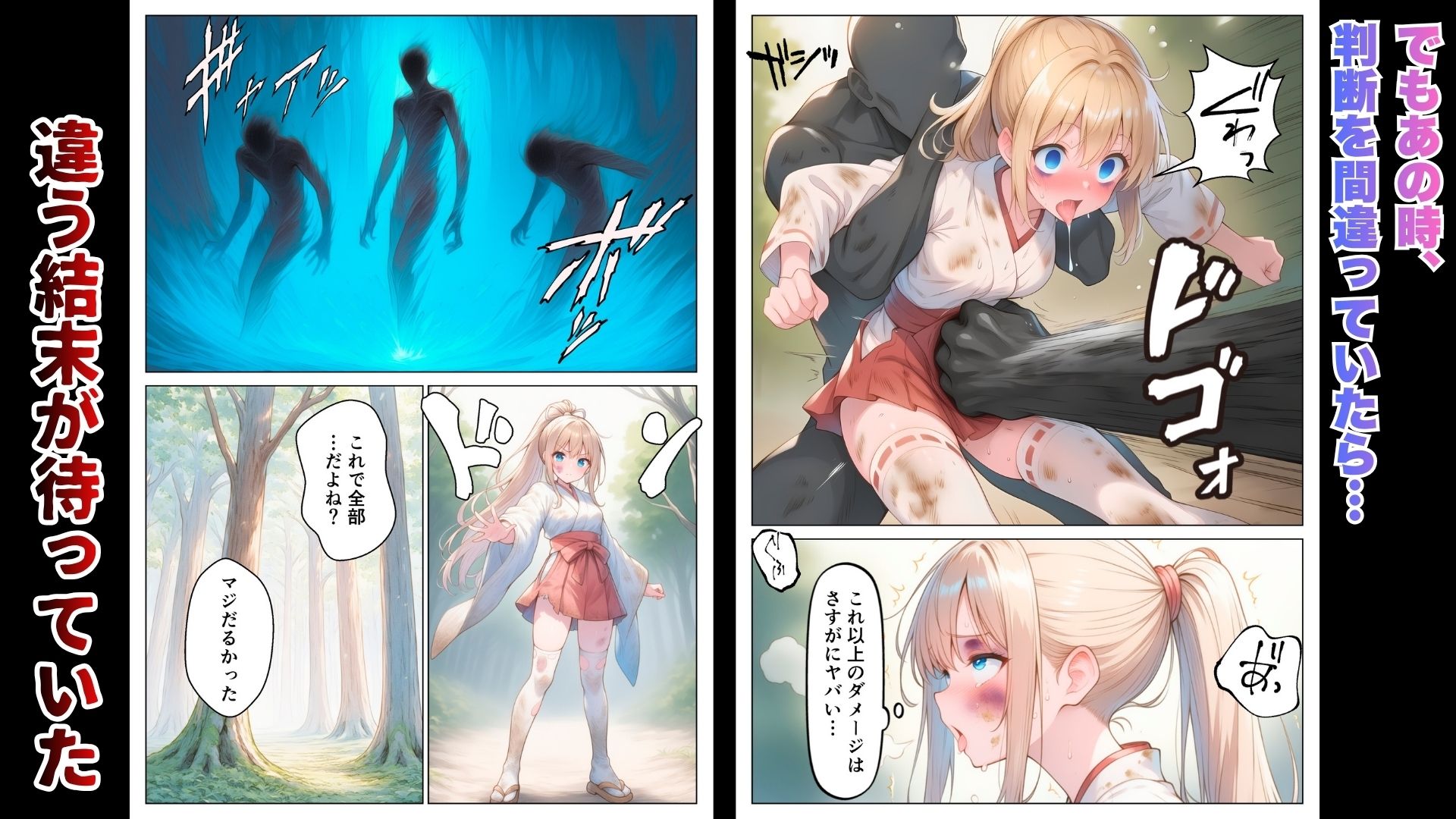 退魔巫女は敗北しました サンプル4