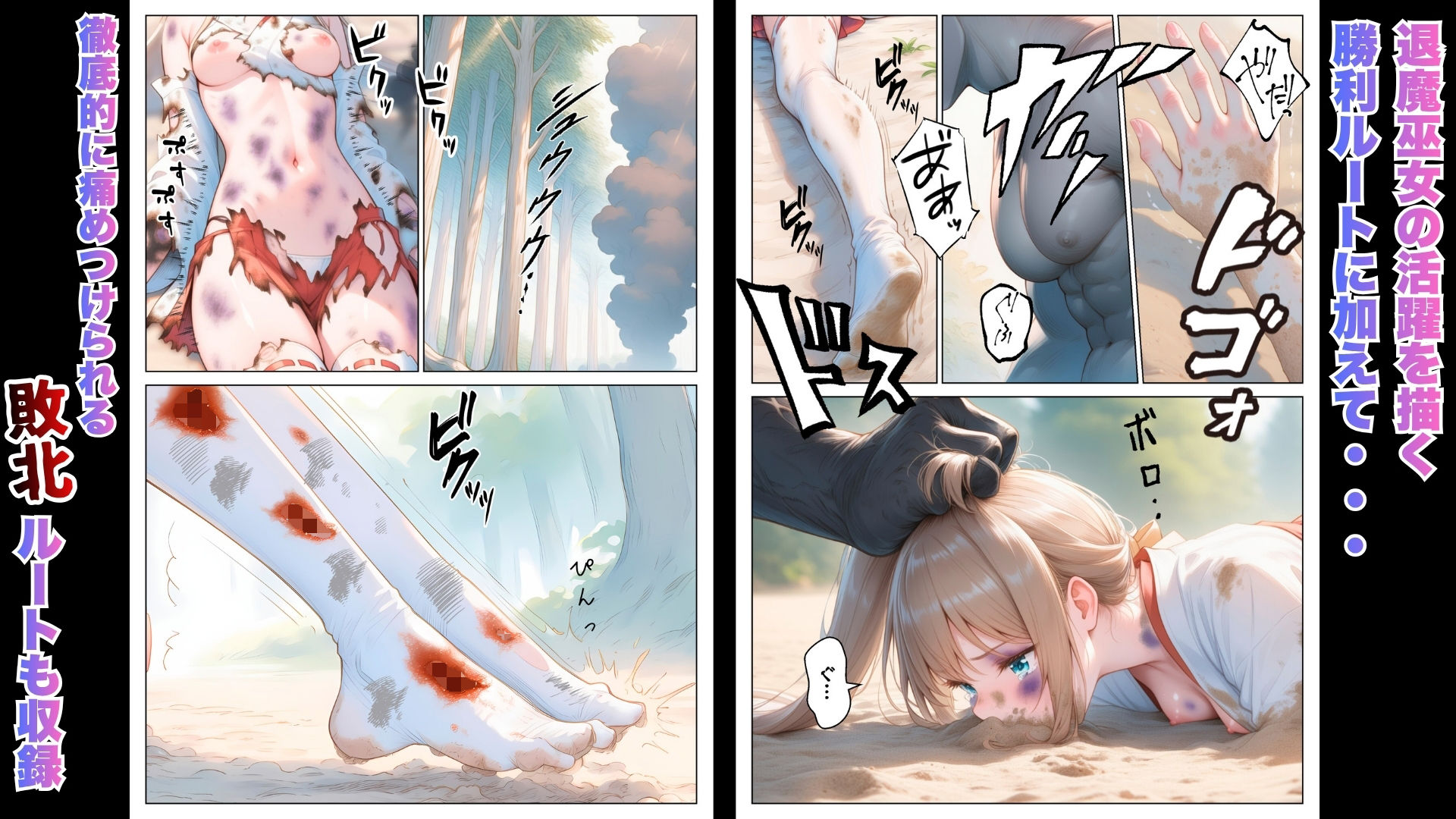 退魔巫女は敗北しました サンプル5