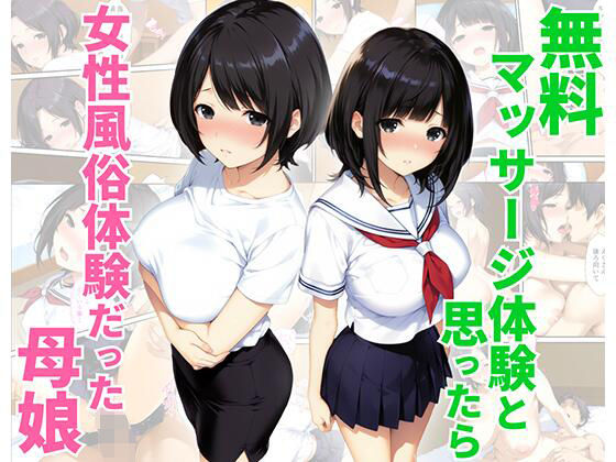 無料マッサージ体験と思ったら女性風俗体験だった母娘 - hitomi raw無料エロ漫画（同人誌）サンプル画像 001