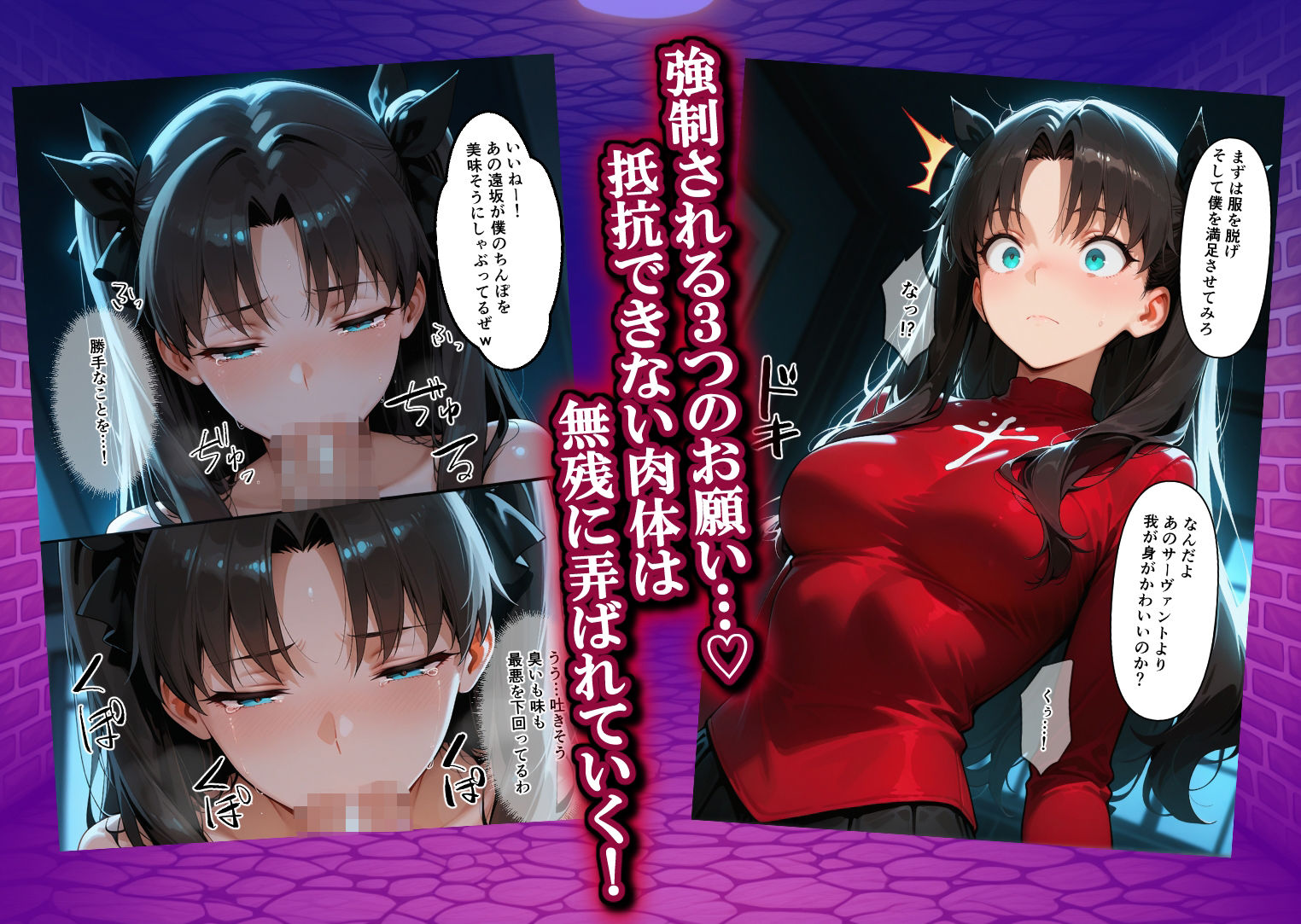 【無料エロ漫画】d_754893 弱みを握られ製奴● 肉便器にされアヘ顔快楽地獄 魔術師編(大人の秘密結社)