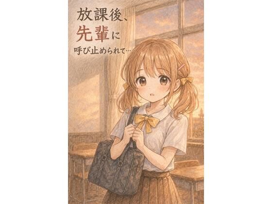 放課後、先輩に呼び止められて・・・