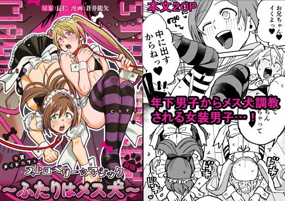 女装メイドカフェ・ストロベリーマジック〜ふたりはメス犬〜のタイトル画像