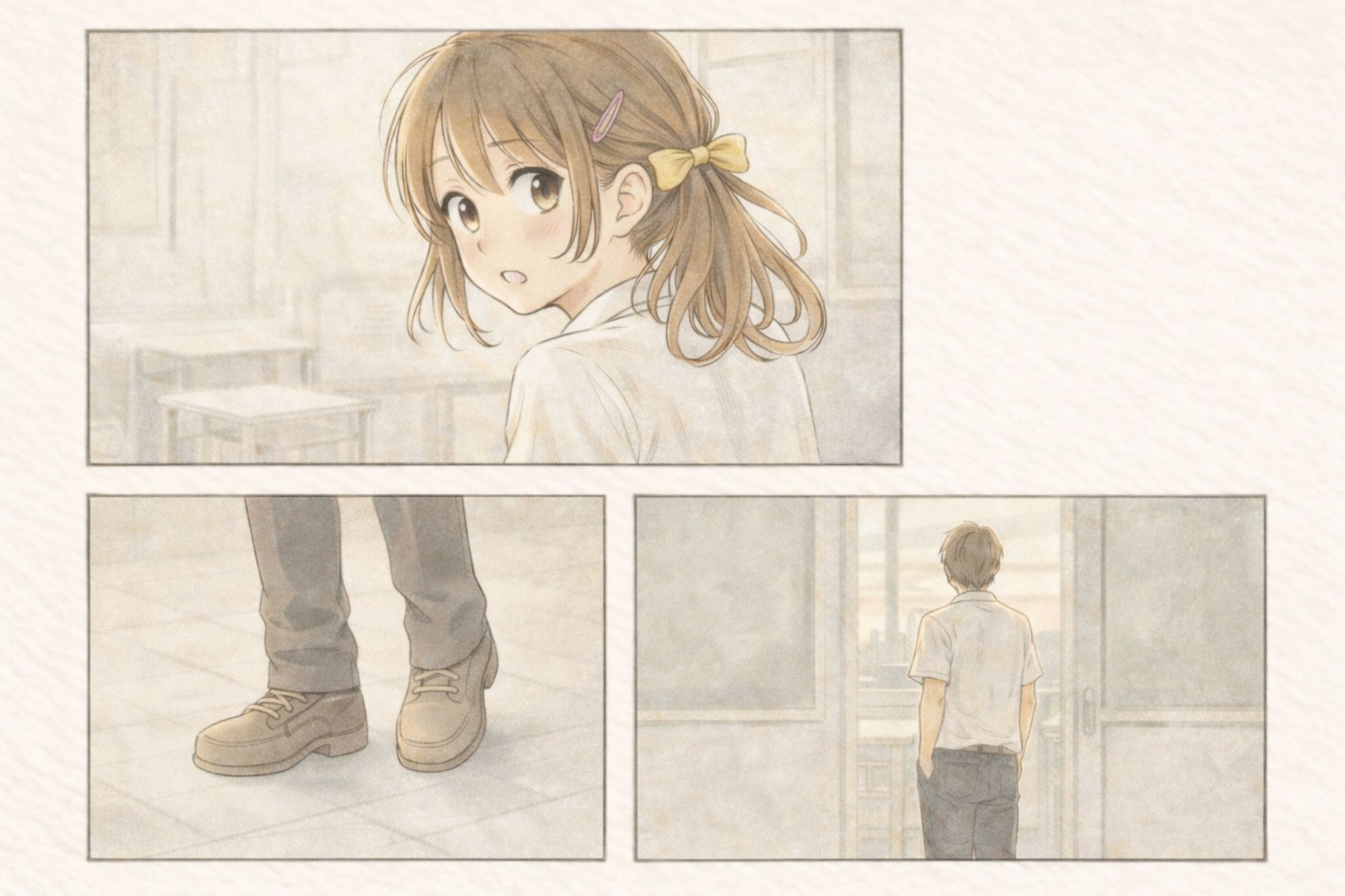 放課後、先輩に呼び止められて、、、 サンプル1