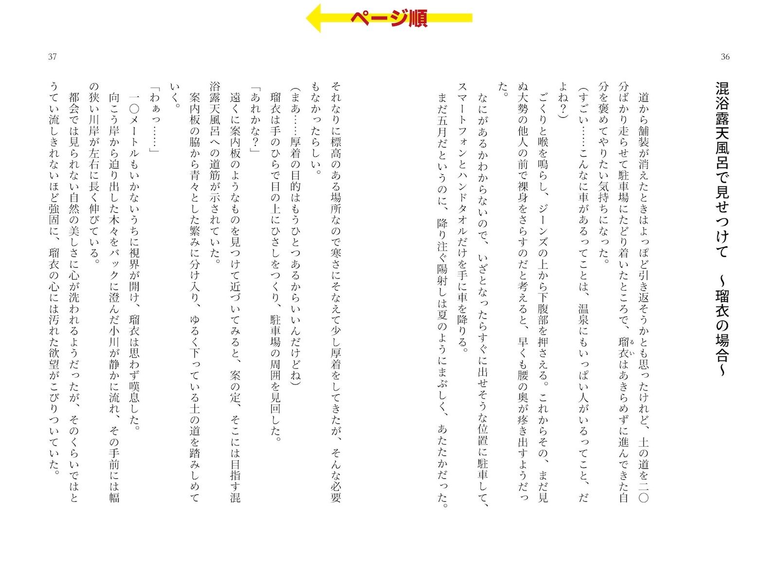 露出絶頂体験 街で、オンライン会議で、混浴温泉で…… サンプル7